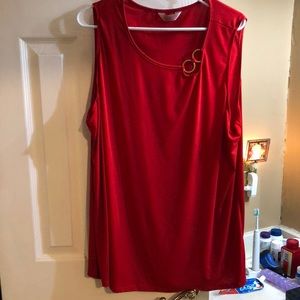 SJS embellished neck tank top size 3X